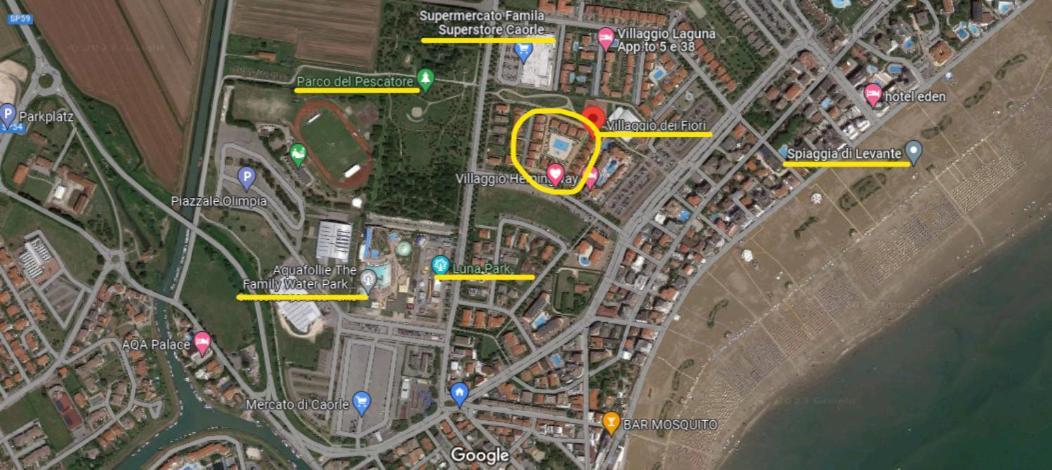Iris 20 In Posizione Strategica, Indipendente, All'Interno Del Villaggio Dei Fiori Caorle Esterno foto